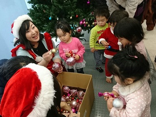 　宮城県気仙沼市の児童館でのクリスマス会（2016年）